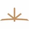 Ekena Millwork Alberta Timber Gable Bracket, Western Red Cedar, 108"W x 49"H x 3 1/2"D x 5 1/2"F, 11/12 Pitch GBW108X49X0406ALB00SWR - alternate 1